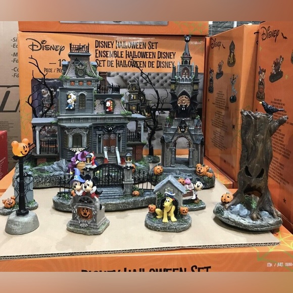 Disney Halloween Village Set 2023 From Costco - Picture 2 of 3